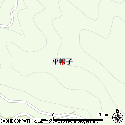 徳島県美馬市脇町平帽子周辺の地図