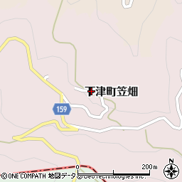 和歌山県海南市下津町笠畑周辺の地図