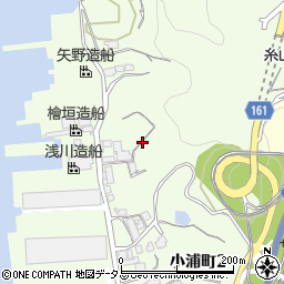 愛媛県今治市小浦町周辺の地図