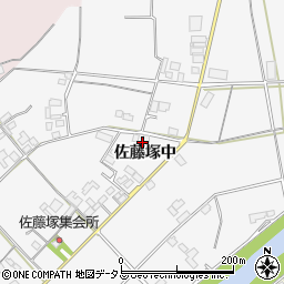 徳島県板野郡上板町佐藤塚中周辺の地図