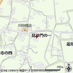 徳島県阿波市土成町吉田昆沙門の一25周辺の地図