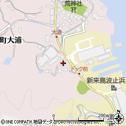 愛媛県今治市波方町大浦甲周辺の地図