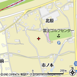 徳島県阿波市吉野町五条北原周辺の地図