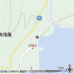 厳原町漁協浅藻支所周辺の地図