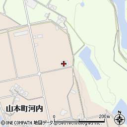 香川県三豊市山本町河内127周辺の地図