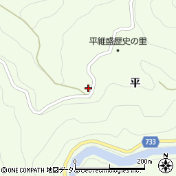 奈良県吉野郡野迫川村平121周辺の地図