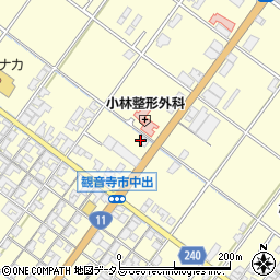 日本通運株式会社観音寺支店　営業課・引越センター周辺の地図