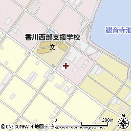 香川県観音寺市出作町725周辺の地図