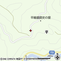 奈良県吉野郡野迫川村平110周辺の地図