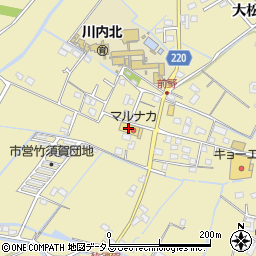 フクイ・ミートショップ大松店周辺の地図