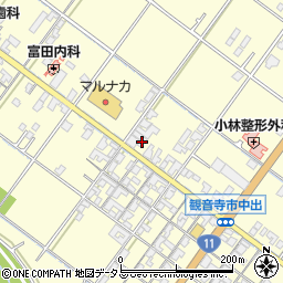 西讃ダイハツ株式会社周辺の地図