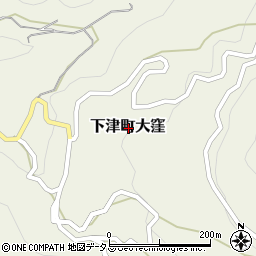 和歌山県海南市下津町大窪周辺の地図