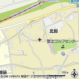 徳島県阿波市吉野町五条北原599周辺の地図