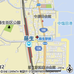 岩国藤生郵便局周辺の地図