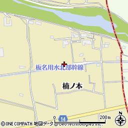 徳島県阿波市吉野町五条楠ノ本周辺の地図