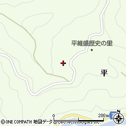 奈良県吉野郡野迫川村平115周辺の地図
