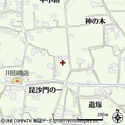 徳島県阿波市土成町吉田昆沙門の一70周辺の地図