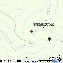 奈良県吉野郡野迫川村平103周辺の地図