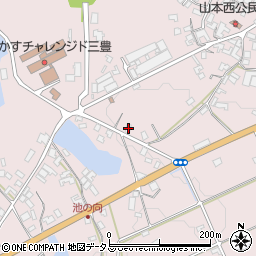 香川県三豊市山本町辻1396-1周辺の地図