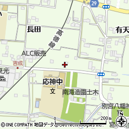 応神学童保育　スマイルクラブ周辺の地図