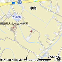 徳島県徳島市川内町中島13周辺の地図
