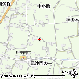 徳島県阿波市土成町吉田昆沙門の一42周辺の地図