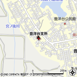 下関市豊浦総合支所・豊洋台支所周辺の地図