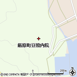 長崎県対馬市厳原町豆酘内院周辺の地図