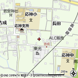 徳島県徳島市応神町吉成長田123周辺の地図