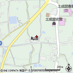 徳島県阿波市土成町土成（丸山）周辺の地図