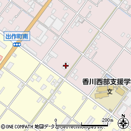 香川県観音寺市出作町694周辺の地図