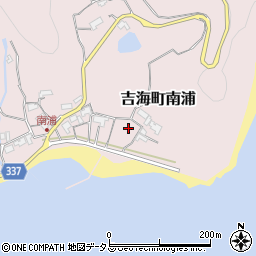 愛媛県今治市吉海町南浦周辺の地図