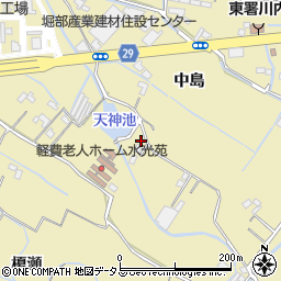 徳島県徳島市川内町中島6周辺の地図