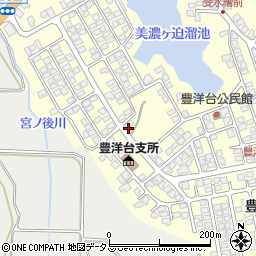 豊洋台ハイツ周辺の地図