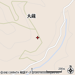和歌山県有田郡有田川町大蔵493周辺の地図