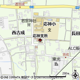 徳島市応神支所周辺の地図