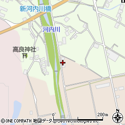 香川県三豊市山本町河内1周辺の地図