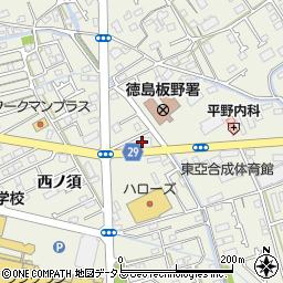 株式会社フジワーク　徳島事業所周辺の地図