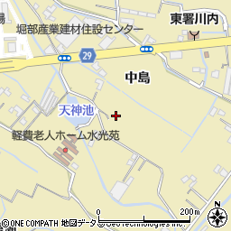 徳島県徳島市川内町中島66-1周辺の地図