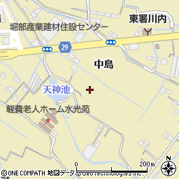 徳島県徳島市川内町中島66周辺の地図