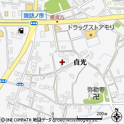 徳島県徳島市応神町東貞方（貞光）周辺の地図