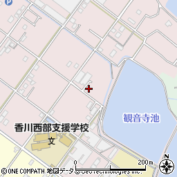香川県観音寺市出作町808周辺の地図