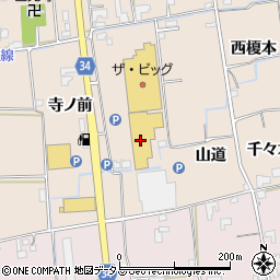 西松屋イオンタウン上板店周辺の地図