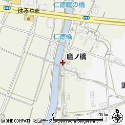 徳島県徳島市応神町西貞方鷹ノ橋47周辺の地図