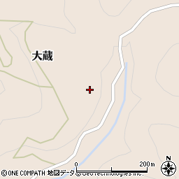 和歌山県有田郡有田川町大蔵416周辺の地図