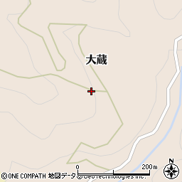 和歌山県有田郡有田川町大蔵326周辺の地図