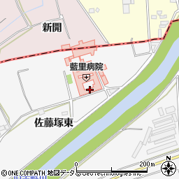 藍里病院（あいざと会）周辺の地図