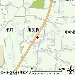 徳島県阿波市土成町吉田川久保周辺の地図