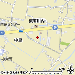 徳島県徳島市川内町中島116周辺の地図