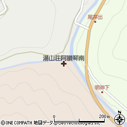 湯山荘阿讃琴南周辺の地図